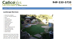 Desktop Screenshot of calicolandscape.com
